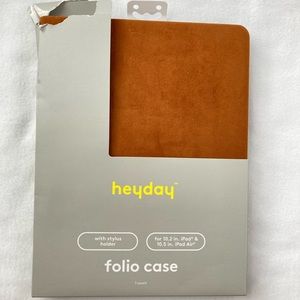 HeyDay folio case w/styles holder brown suede